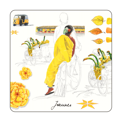 Набор из 4 подставок под бокалы