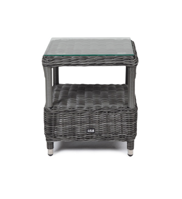 "Форио" столик кофейный из искусственного ротанга, цвет графит