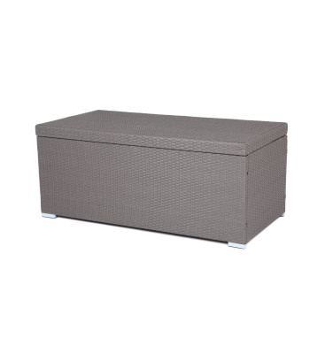 "Порту" сундук водонепроницаемый из искусственного ротанга, цвет графит